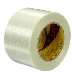 Scotch® Bi-Directional Filament Tape 8959, Clear, 75 mm x 50 m, 5.7 mil, 12 Roll/Case image Scotch® Bi-Directional Filament Tape 8959, Clear, 75 mm x 50 m, 5.7 mil, 12 Roll/Caseimage