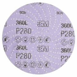 3M Xtract™ Film Disc 360L, P280 3MIL, 6 in, Die 600LG image 3M Xtract™ Film Disc 360L, P280 3MIL, 6 in, Die 600LGimage