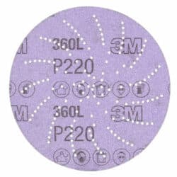 3M Xtract™ Film Disc 360L, P220 3MIL, 5 in, Die 500LGimage