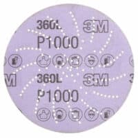 3M Xtract™ Film Disc 360L, P1000 3MIL, 5 in, Die 500LG