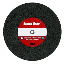 Scotch-Brite™ Deburr & Finish Pro Unitized Wheel, DP-UW, 2S Fine, 3 in x 1/2 in x 1/4 in (Copy)image