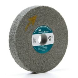 Scotch-Brite™ EXL Deburring Convolute Wheel, XL-WL, 8S Fine, 8 in x 3/4 in x 3 inimage