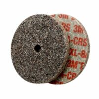 Scotch-Brite™ EXL Unitized Wheel, XL-UW, 8A Coarse, 3 in x 1/4 in x 1/4 in