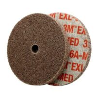 Scotch-Brite™ EXL Unitized Wheel, XL-UW, 6A Medium, 3 in x 1/4 in x 1/4 in