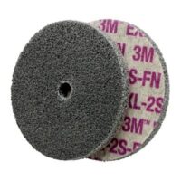 Scotch-Brite™ EXL Unitized Wheel, XL-UW, 4S Fine, 3 in x 1/4 in x 1/4 in