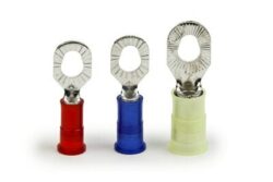 3M™ Non-Insulated Butted Seam Flanged Block Fork Terminal BS-23-10, suitable for use in a terminal blockimage