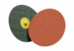3M™ Cubitron™ II Roloc™ Fibre Disc 987C, 80+, TR, 3 in, Die R300V, 50/Carton, 200 ea/Case image 3M™ Cubitron™ II Roloc™ Fibre Disc 987C, 80+, TR, 3 in, Die R300V, 50/Carton, 200 ea/Caseimage