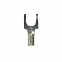 3M™ Non-Insulated Brazed Seam Flanged Block Fork Terminal BS-21-10-W, suitable for use in a terminal block image 3M™ Non-Insulated Brazed Seam Flanged Block Fork Terminal BS-21-10-W, suitable for use in a terminal blockimage