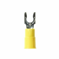 3M™ Scotchlok™ Fork Vinyl MV10-10FX, Insulated, 50/bottle, wider-tongue design for use on free-standing studs, 500/Case image 3M™ Scotchlok™ Fork Vinyl MV10-10FX, Insulated, 50/bottle, wider-tongue design for use on free-standing studs, 500/Caseimage