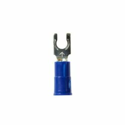 3M™ Scotchlok™ Locking Fork MV14-6FLX, Vinyl Insulated, 100/bottle, spring-like tongue firmly fits around the stud, 500/Caseimage