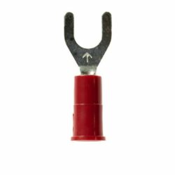 3M™ Scotchlok™ Fork MV18-10FX, Vinyl Insulated, 100/bottle, wider-tongue design for use on free-standing studs, 500/Case image 3M™ Scotchlok™ Fork MV18-10FX, Vinyl Insulated, 100/bottle, wider-tongue design for use on free-standing studs, 500/Caseimage