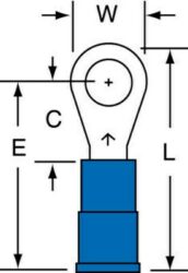 3M™ Ring Tongue, Nylon Insulated w/Insulation Grip 16-14, 94728, 12-10-NB image 3M™ Ring Tongue, Nylon Insulated w/Insulation Grip 16-14, 94728, 12-10-NBimage