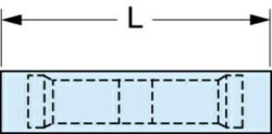 3M™ Moisture-Resistant Butt Connector 62-NBM-A, Nylon Insulated with Insulation Grip, Max. Temp. -40 to 221 °F (-40 to 105 °C) image 3M™ Moisture-Resistant Butt Connector 62-NBM-A, Nylon Insulated with Insulation Grip, Max. Temp. -40 to 221 °F (-40 to 105 °C)image