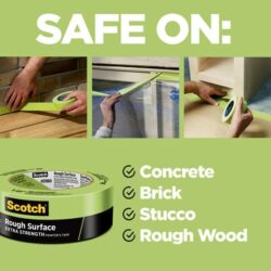 Scotch® Rough Surface Painter’s Tape 2060-24AP, 0.94 in x 60.1 yd (24mm x 55m) image Scotch® Rough Surface Painter’s Tape 2060-24AP, 0.94 in x 60.1 yd (24mm x 55m)image