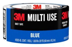 3M™ Blue Duct Tape 3920-BL, 1.88 in x 20 yd (48 mm x 18,2 m) image 3M™ Blue Duct Tape 3920-BL, 1.88 in x 20 yd (48 mm x 18,2 m)image