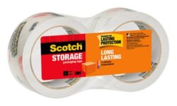 Scotch® Storage Packaging Tape 3650-LR2-6GC, 1.88 in 54.6 yd (48 mm x 50 m) image Scotch® Storage Packaging Tape 3650-LR2-6GC, 1.88 in 54.6 yd (48 mm x 50 m)image