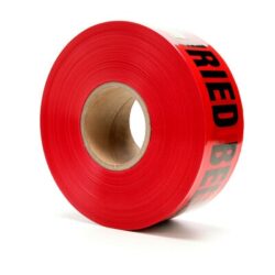 Scotch® Buried Barricade Tape 363, CAUTION HIGH VOLTAGE CABLE BURIED BELOW, 3 in x 1000 ft, Red, 8 rolls/Case image Scotch® Buried Barricade Tape 363, CAUTION HIGH VOLTAGE CABLE BURIED BELOW, 3 in x 1000 ft, Red, 8 rolls/Caseimage