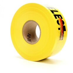 Scotch® Buried Barricade Tape 364, CAUTION BURIED ELECTRIC LINE BELOW, 3 in x 1000 ft, Yellow, 8 rolls/Case image Scotch® Buried Barricade Tape 364, CAUTION BURIED ELECTRIC LINE BELOW, 3 in x 1000 ft, Yellow, 8 rolls/Caseimage