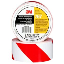 3M™ Safety Stripe Vinyl Tape 767, Red/White, 2 in x 36 yd, 5 mil, 24 Roll/Case, Individually Wrapped Conveniently Packaged image 3M™ Safety Stripe Vinyl Tape 767, Red/White, 2 in x 36 yd, 5 mil, 24 Roll/Case, Individually Wrapped Conveniently Packagedimage