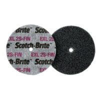 Scotch-Brite™ EXL Unitized Wheel, XL-UW, 2S Fine, 3 in x 1/2 in x 1/4 in