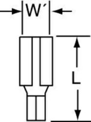 3M™ Vinyl Insulation Grip Female Disconnect, 70F-110-20-PB, Max. Temp. -40 to 221 °F (-40 to 105 °C) image 3M™ Vinyl Insulation Grip Female Disconnect, 70F-110-20-PB, Max. Temp. -40 to 221 °F (-40 to 105 °C)image