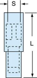 3M™ Nylon Insulation Grip Bullet Style Female Disconnect, 82F-180-NBL-A, Max. Temp. -40 to 221 °F (-40 to 105 °C) image 3M™ Nylon Insulation Grip Bullet Style Female Disconnect, 82F-180-NBL-A, Max. Temp. -40 to 221 °F (-40 to 105 °C)image