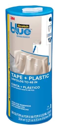 3M™ ScotchBlue™ Tape + Plastic with Dispenser PTD2093-48-S, 100% PEFC, SGSCH-PEFC-COC-110078