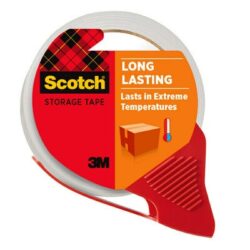 Scotch® Long Lasting Storage Pkg Tape 3650-RD-12GC, with Dispenser, 1.88 in x 54.6 yd (48 mm x 50 m), Refillable Dispenser image Scotch® Long Lasting Storage Pkg Tape 3650-RD-12GC, with Dispenser, 1.88 in x 54.6 yd (48 mm x 50 m), Refillable Dispenserimage
