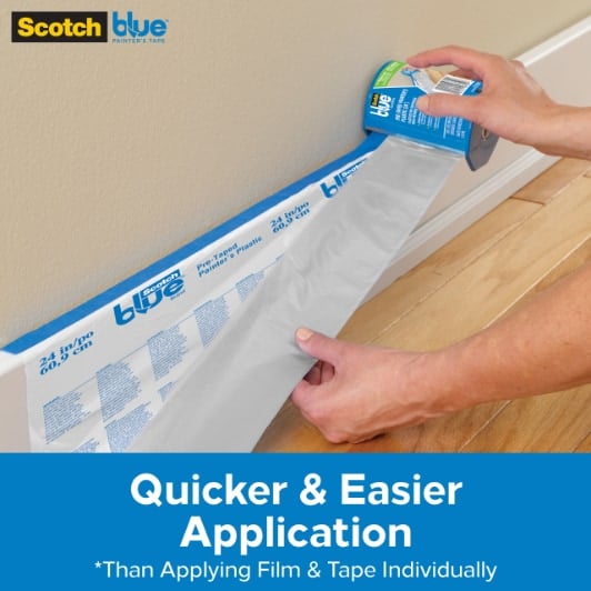 3M™ ScotchBlue™ Tape + Plastic with Dispenser PTD2093-48-S, 100% PEFC, SGSCH-PEFC-COC-110078 - Image 3