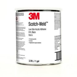 3M™ Scotch-Weld™ Low Odor Acrylic Adhesive 810, Black, Part A, 1 Gallon, 4 Can/Case image 3M™ Scotch-Weld™ Low Odor Acrylic Adhesive 810, Black, Part A, 1 Gallon, 4 Can/Caseimage