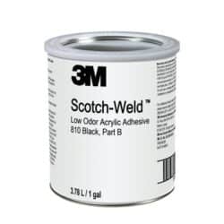 3M™ Scotch-Weld™ Low Odor Acrylic Adhesive 810, Black, Part B, 1 Gallon, 4 Can/Case image 3M™ Scotch-Weld™ Low Odor Acrylic Adhesive 810, Black, Part B, 1 Gallon, 4 Can/Caseimage