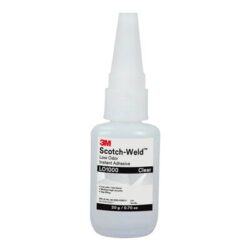 3M™ Scotch-Weld™ Low Odor Instant Adhesive LO1000, Clear, 20 Gram Bottle, 10/case image 3M™ Scotch-Weld™ Low Odor Instant Adhesive LO1000, Clear, 20 Gram Bottle, 10/caseimage