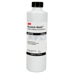 3M™ Scotch-Weld™ Instant Adhesive Accelerator AC113, General Purpose, Clear/Light Amber, 8 fl oz, 4 Bottles/Case image 3M™ Scotch-Weld™ Instant Adhesive Accelerator AC113, General Purpose, Clear/Light Amber, 8 fl oz, 4 Bottles/Caseimage