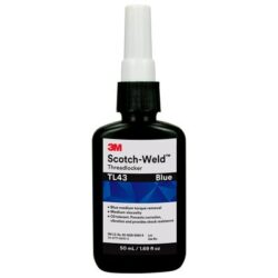 3M™ Scotch-Weld™ Threadlocker TL43, Blue, 50 mL Bottle, 10/caseimage