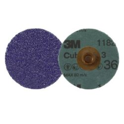 3M™ Cubitron™ 3 Roloc™ Fibre Disc 1182C, 36+, TS, Purple, 4 in, Die RS400BB, 25/Carton, 100 ea/Case image 3M™ Cubitron™ 3 Roloc™ Fibre Disc 1182C, 36+, TS, Purple, 4 in, Die RS400BB, 25/Carton, 100 ea/Caseimage