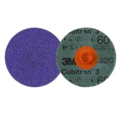 3M™ Cubitron™ 3 Roloc™ Fibre Disc 1182C, 60+, TS, Purple, 4 in, Die RS400BB, 25/Carton, 100 ea/Case image 3M™ Cubitron™ 3 Roloc™ Fibre Disc 1182C, 60+, TS, Purple, 4 in, Die RS400BB, 25/Carton, 100 ea/Caseimage