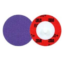 3M™ Cubitron™ 3 Roloc™ Durable Edge Disc 1184F, 80+ YF-weight, TR, Purple, 1-1/2 in, Die R150S, 50/Carton, 200 ea/Case image 3M™ Cubitron™ 3 Roloc™ Durable Edge Disc 1184F, 80+ YF-weight, TR, Purple, 1-1/2 in, Die R150S, 50/Carton, 200 ea/Caseimage