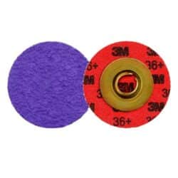 3M™ Cubitron™ 3 Roloc™ Durable Edge Disc 1184F, 36+ YF-weight, TSM, Purple, 1-1/2 in, Die RS150SM, 50/Carton, 200 ea/Case image 3M™ Cubitron™ 3 Roloc™ Durable Edge Disc 1184F, 36+ YF-weight, TSM, Purple, 1-1/2 in, Die RS150SM, 50/Carton, 200 ea/Caseimage