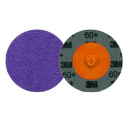 3M™ Cubitron™ 3 Roloc™ Disc 1184F, 60+ YF-weight, TR, Purple, 2 in, Die R200P, 50/Carton, 200 ea/Case image 3M™ Cubitron™ 3 Roloc™ Disc 1184F, 60+ YF-weight, TR, Purple, 2 in, Die R200P, 50/Carton, 200 ea/Caseimage