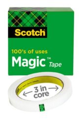 Scotch® Magic™ Tape 810, 1 in x 72 yd, 3 in Core, 36 Roll/Case image Scotch® Magic™ Tape 810, 1 in x 72 yd, 3 in Core, 36 Roll/Caseimage
