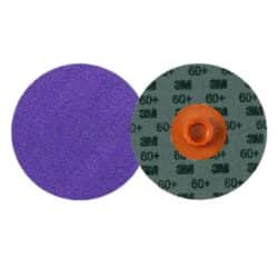 3M™ Cubitron™ 3 Roloc™ Disc 1184F, 60+ YF-weight, TS, Purple, 4 in, Die RS400BB, 25/Carton, 100 ea/Case image 3M™ Cubitron™ 3 Roloc™ Disc 1184F, 60+ YF-weight, TS, Purple, 4 in, Die RS400BB, 25/Carton, 100 ea/Caseimage