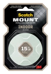 Scotch-Mount™ Indoor Double-Sided Mounting Tape 110H, 1/2 in x 80 in image Scotch-Mount™ Indoor Double-Sided Mounting Tape 110H, 1/2 in x 80 inimage