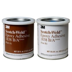 3M™ Scotch-Weld™ Epoxy Adhesive 1838 Part B/A, Green, 1.8 Quart, 6 Kit/Case image 3M™ Scotch-Weld™ Epoxy Adhesive 1838 Part B/A, Green, 1.8 Quart, 6 Kit/Caseimage