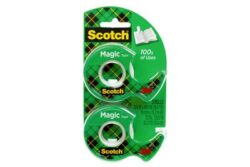 Scotch® Magic™ Tape 122DM-2, 3/4 in x 600 in 2 Pack image Scotch® Magic™ Tape 122DM-2, 3/4 in x 600 in 2 Packimage