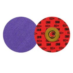 3M™ Cubitron™ 3 Roloc™ Durable Edge Disc 1184F, 60+ YF-weight, TSM, Purple, 3 in, Die RS300VM, 50/Carton, 200 ea/Caseimage