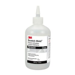 3M™ Scotch-Weld™ Plastic & Rubber Instant Adhesive PR1500, Clear, 500 Gram, 1 Bottle/Case image 3M™ Scotch-Weld™ Plastic & Rubber Instant Adhesive PR1500, Clear, 500 Gram, 1 Bottle/Caseimage