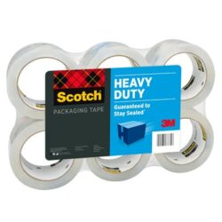 Scotch® Heavy Duty Shipping Packaging Tape 3850-40-6, 1.88 in x 43.7 yd (48 mm x 40 m) 6 Pack image Scotch® Heavy Duty Shipping Packaging Tape 3850-40-6, 1.88 in x 43.7 yd (48 mm x 40 m) 6 Packimage