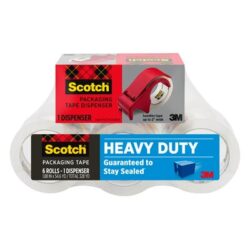Scotch® Heavy Duty Shipping Packaging Tape 3850-6-DP3, 1.88 in x 54.6 yd (48 mm x 50 m), 6 rolls of 3850 plus 1 DP-300 dispenser image Scotch® Heavy Duty Shipping Packaging Tape 3850-6-DP3, 1.88 in x 54.6 yd (48 mm x 50 m), 6 rolls of 3850 plus 1 DP-300 dispenserimage