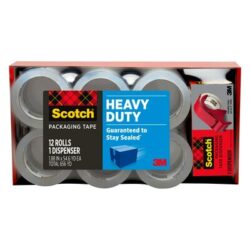 Scotch® Packaging Tape Heavy Duty Shipping, 3850-12-DP3, 1.88 in x 54.6 yd (48 mm x 50 m), 12 Rolls/Pack image Scotch® Packaging Tape Heavy Duty Shipping, 3850-12-DP3, 1.88 in x 54.6 yd (48 mm x 50 m), 12 Rolls/Packimage