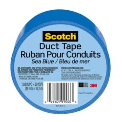 Scotch® Duct Tape 920-BLU-C, 1.88 in x 20 yd (48 mm x 18,2 m), Blue image Scotch® Duct Tape 920-BLU-C, 1.88 in x 20 yd (48 mm x 18,2 m), Blueimage
